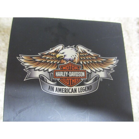 Harley-Davidson Glass Ball Ornament - El Cajon Design Red With Stars & Intricate - Picture 3 of 4